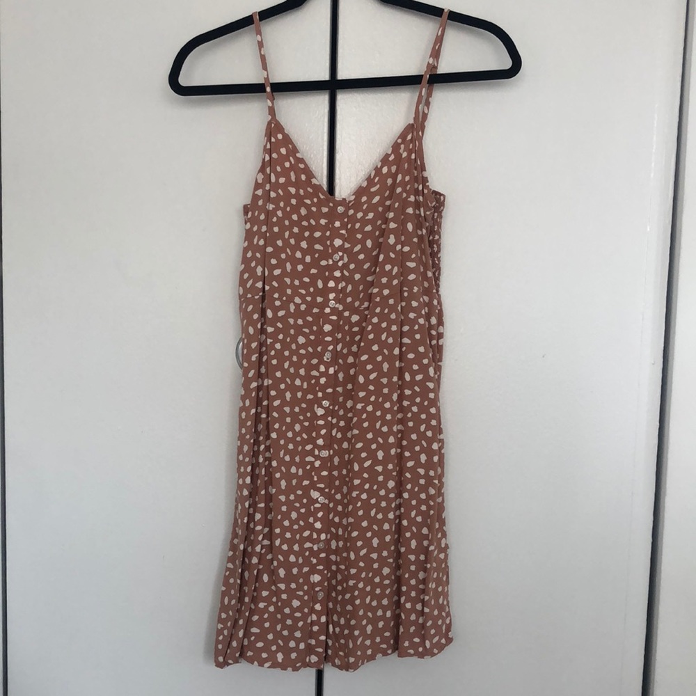 Aerie Button Front Dress